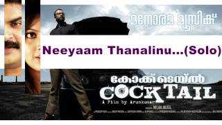 Neeyam Thanalinu  Cocktail  Jayasurya  Anoop Menon  Ratheesh Vegha  Arun Kumar Aravind [upl. by Ynamad]