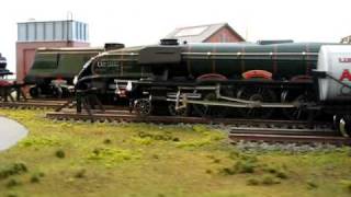 O Gauge Ace Trains Steam Locomotives On Parade at Tinkers Hill Model Railway Layout  OO 00 10 [upl. by Rramaj]