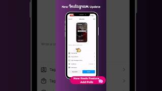 ✨ New Instagram Update  How to add polls to Instagram Reels and Feed Comments instagramupdates [upl. by Hal683]