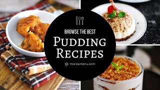 Recipe Collection The Best Pudding Recipes By MariasMenu [upl. by Faxun]