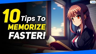 Tips to memorize faster Fast memorization techniques Letstute [upl. by Holly43]