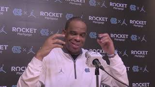 UNC Hubert Davis PostWake Forest Press Conference  Inside Carolina Interviews [upl. by Arrad]