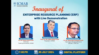 ICMAB  Enterprise Resource Planning ERP With Live Demonstration  ICMAB [upl. by Itoc]