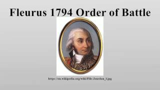 Fleurus 1794 Order of Battle [upl. by Seabury]