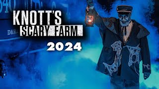 The best Haunt of the year  Knotts Scary Farm 2024 [upl. by Kristos]