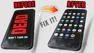 How to fix Samsung Galaxy won’t turn on or charge black screen  phone wont turn on or charge [upl. by Padgett]