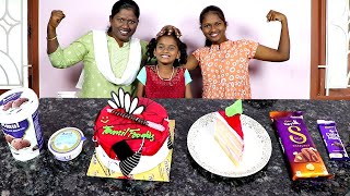 Bigg Food VS Small Food VS No Food Eating With Fun Game In Tamil Foodies [upl. by Ausoj]