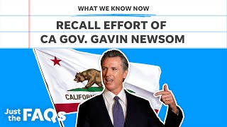 California governor Gavin Newsom facing recall explained  Just the FAQs [upl. by Leidba652]