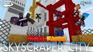 Skyscraper City Minecraft Marketplace CITY BUILDINGS PARKOUR [upl. by Rebmik194]