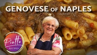 Pasta alla Genovese— Famous Ragù of Naples [upl. by Toomay489]