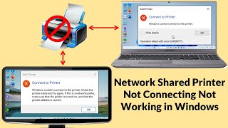 How to Fix Shared Printer Not Connecting Not Working in Windows [upl. by Ybur]