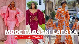 💥Admirez les superbes modèles lafaya broderie mode couture sénégalaise 2024😍  Robe évasée [upl. by Ttenneb]