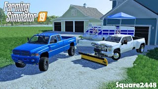 Buying Fisher Plow  Building Dock amp Boat Ramp  Lake House  Homeowner  Farming Simulator 19 [upl. by Compte463]