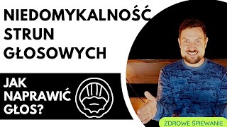 Niedomykalność strun głosowych [upl. by Mendie]