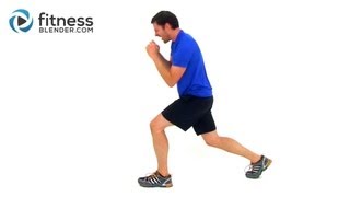 Lower Body HIIT for Strong Legs  Fitness Blender HIIT Man Workout [upl. by Jenkel]