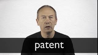 How to pronounce PATENT in British English [upl. by Lyckman785]