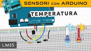 Sensore di temperatura LM35 Sensori con Arduino [upl. by Loftus]