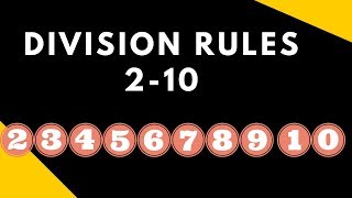 Divisibility Rules 210 [upl. by Osicnarf400]