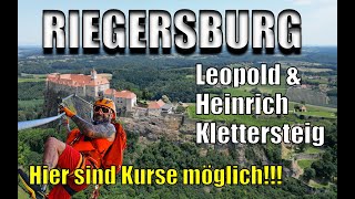 😍DIE RIEGERSBURG  LEOPOLD amp HEINRICH KLETTERSTEIG  FUN FÜR GROSS UND KLEIN  Klettersteigkurse [upl. by Karee279]