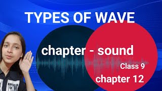 Types of wave  class 9  longitudinal wave  Transverse wave  Mechanical wave  with animation [upl. by Aihsot]