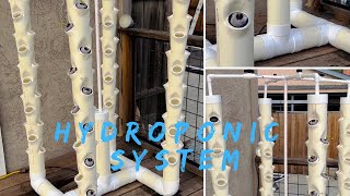 How To Build A Vertical Hydroponic System 4 Tower DIY Hydroponic Garden Part 2 The Towers [upl. by Muhan621]