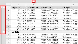 Google Sheets  Group Rows and Columns [upl. by Ahsitak]