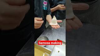 samosa making samosa samosarecipe trending recipe viralshorts cristianoronaldo cri cricket [upl. by Allianora]