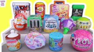 LOL Surprise PJ MASKS Feisty PETS Smooshy Mooshy Kinder Shopkins RYANS World TOYS Unboxing [upl. by Trinidad]