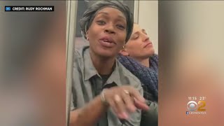 Caught On Camera Disturbing AntiSemitic Attack On Subway [upl. by Namad]