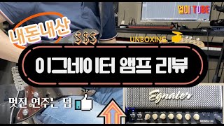 내돈내산 이그네이터 Egnater Rebel 20 Head 언박싱 및 리뷰 [upl. by Colene]