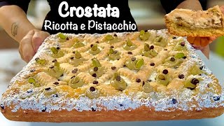 CROSTATA RICOTTA E PISTACCHIO ricetta facile di Tutti a tavola [upl. by Sidman872]