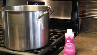 DIY RIT DyeMore Synthetic Super Pink [upl. by Charis]