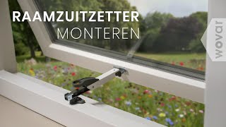 Raamuitzetters monteren  Raamuitzetter wegdraaibaar [upl. by Itraa]