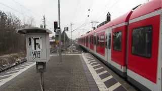 Bahnhof  Stacja Buchenau  2527032013 Wyprzedzanie skladu  Zuguberholung  Trainovertaking [upl. by Eldnik]