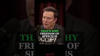 Elon Musk Freedom of Speech is Essential 🗣️💪 elonmusk shortspeeches shorts [upl. by Chapen]