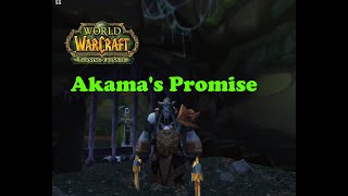 World of Warcraft Quests  Akamas Promise [upl. by Anai]