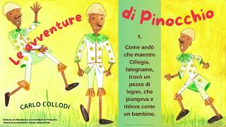 1 Capitolo  Le avventure di Pinocchio  Carlo Collodi  audio  lettura del libro 136 [upl. by Olegnalehcim]