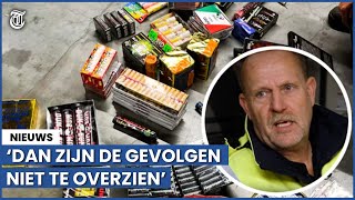 Zwaar vuurwerk gevonden in postpakket Levensgevaarlijk [upl. by Asenej]