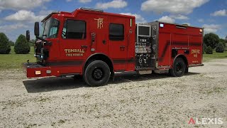 TOMBALL FIRE RESCUE  1500 GPM ALEXIS PUMPER 2537  TOMBALL TEXAS [upl. by Ettebab]