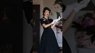 My dress from The Seamstress of Bloomsbury 🤍 fashion style elegant retro beauty [upl. by Meter]