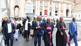 60th Anniversary of Canonization Of the Uganda Martyrs  St Peters Basilica Vatican [upl. by Foy]