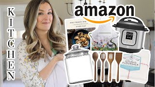 Amazon Kitchen Items I Use EVERYDAY  Kitchen Must Haves for Healthy Cooking  Becca Bristow [upl. by Dweck]