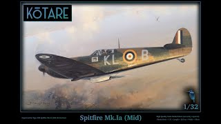 Quick Look Review Kotare 132 Supermarine Spitfire Mk1a [upl. by Candra]