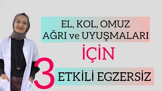 El Kol Omuz Ağrı ve UYUŞMALARI için ETKİLİ 3 EGZERSİZ karpaltünelsendromu boyunfıtığı [upl. by Gonzalez]