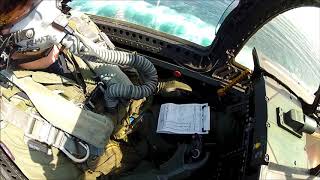 FA18 Super Hornet carrier landing cockpit controls [upl. by Eimaraj]