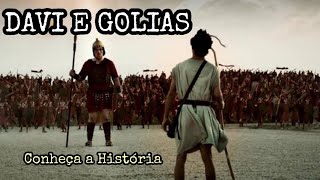 DAVI E GOLIAS  HISTÓRIA BÍBLICA INFANTIL [upl. by Larochelle942]