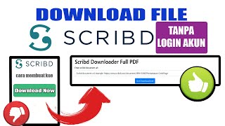 Cara Terbaru Download File Scribd Tanpa Harus Login Menggunakan Akun Scribd [upl. by Sunshine]