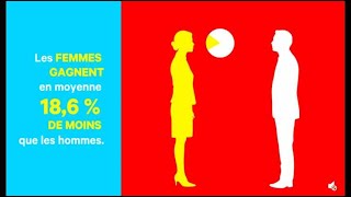 Salaires les inégalités hommes femmes en 5 chiffres [upl. by Saudra326]