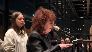 Nan Goldin full speech “Are you listening Germanyquot Neue Nationalgalerie 22112024 Berlin [upl. by Orapma273]