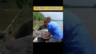 My GIANT 100 Lb CATFISH From The Missouri River [upl. by Essinger]